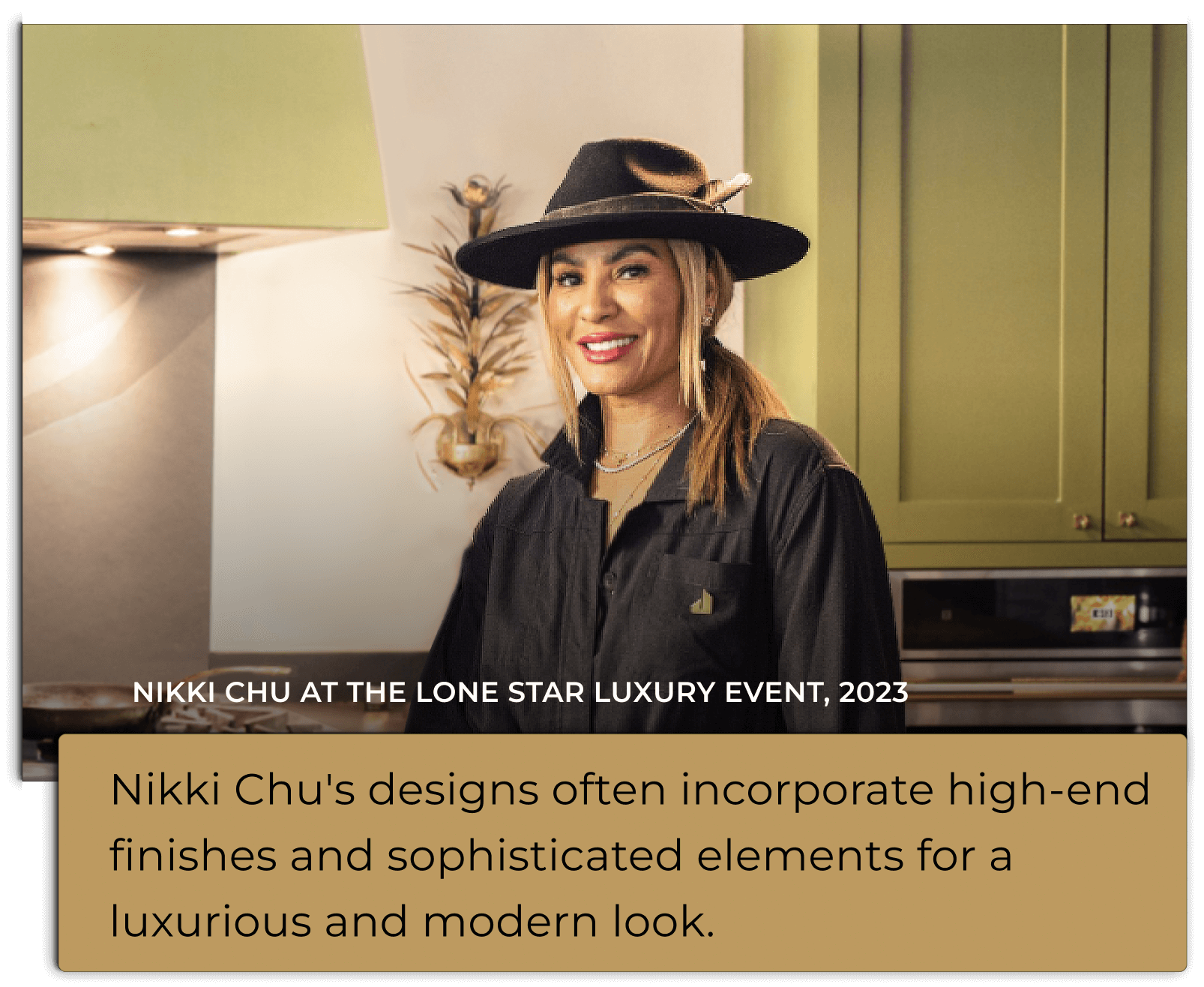 Nikki Chu (right) at the Lone Star Luxury event, 2023. Nikki Chu (right) at the Lone Star Luxury event, 2023.