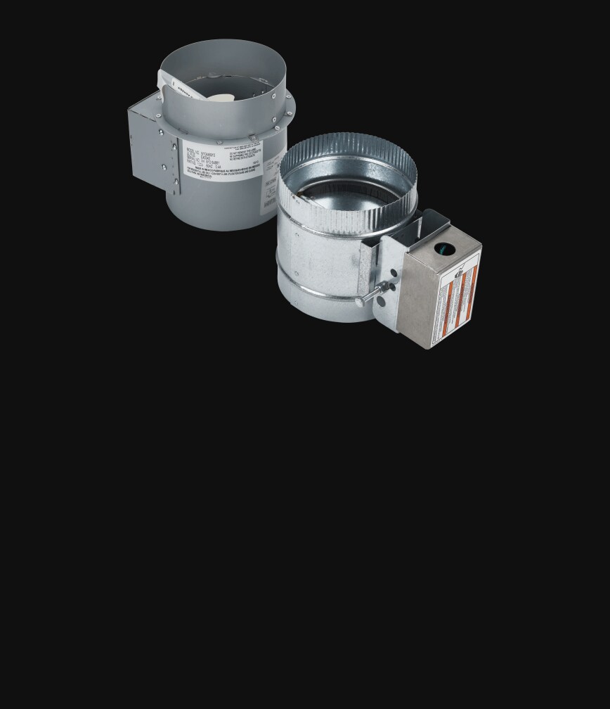 A recirculating kit isolated on a black background.