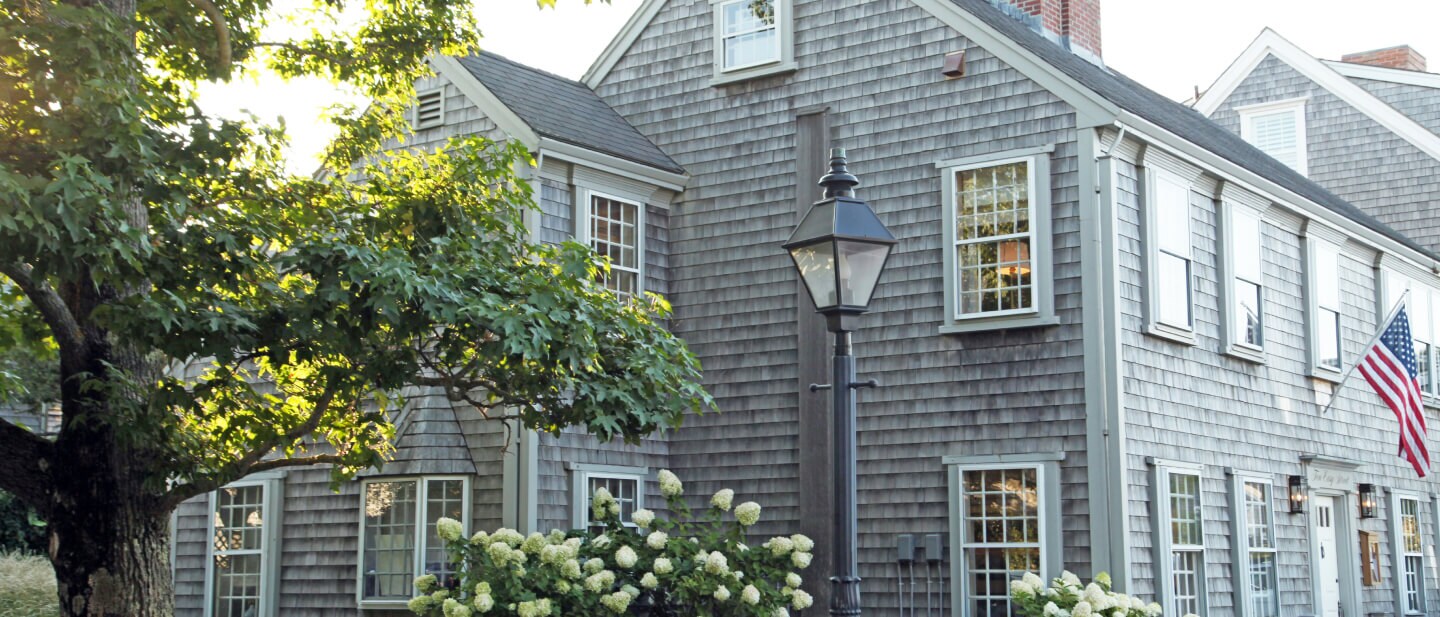 The exterior of Ten Easy in Nantucket. 