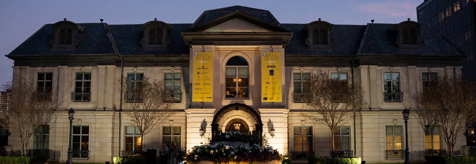 The exterior of the Kips Bay Dallas Show House