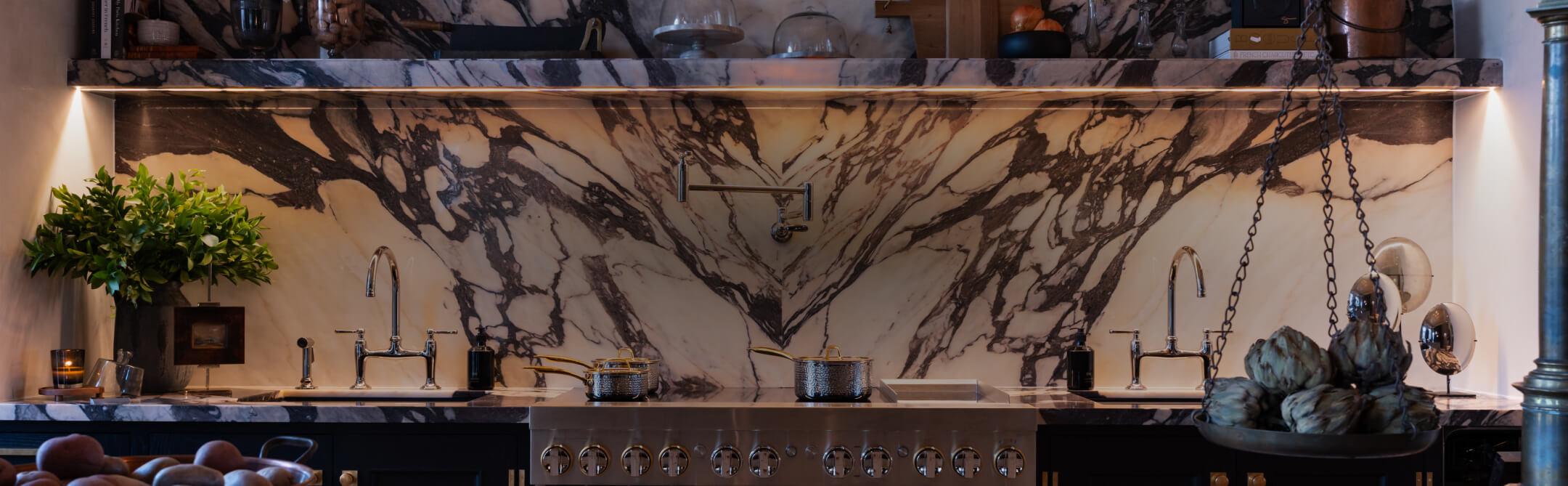 A JennAir® Professional-Style Induction Range in a stylish kitchen