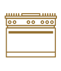An icon of a drop in range.
