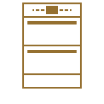 An icon of a microwave combination wall oven.