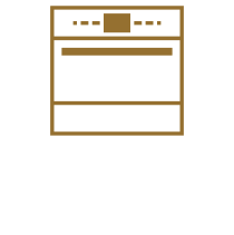 An icon of a single wall oven.