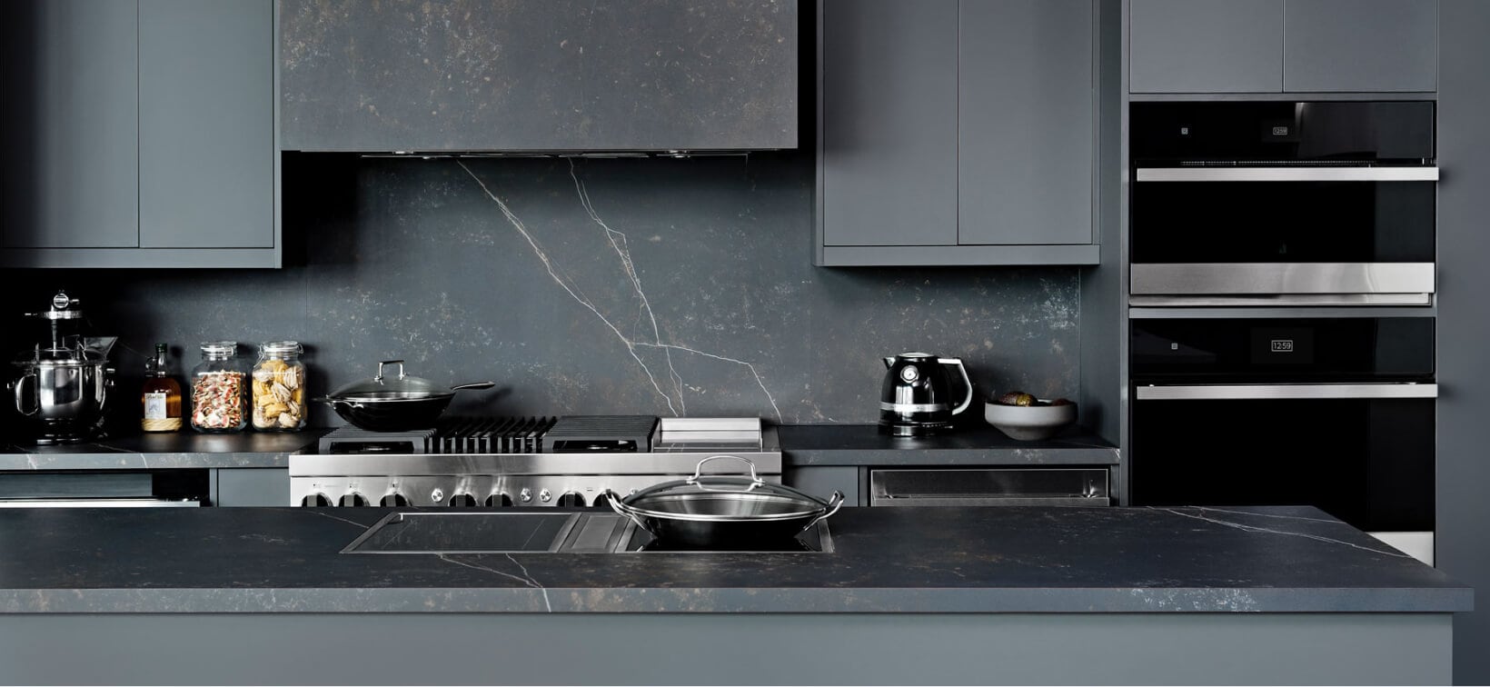 Kitchen with JennAir® cooktop