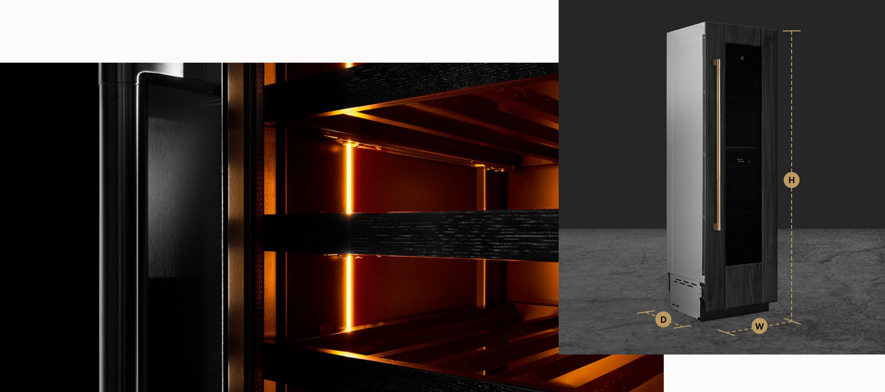 Wine column refrigerator dimensions