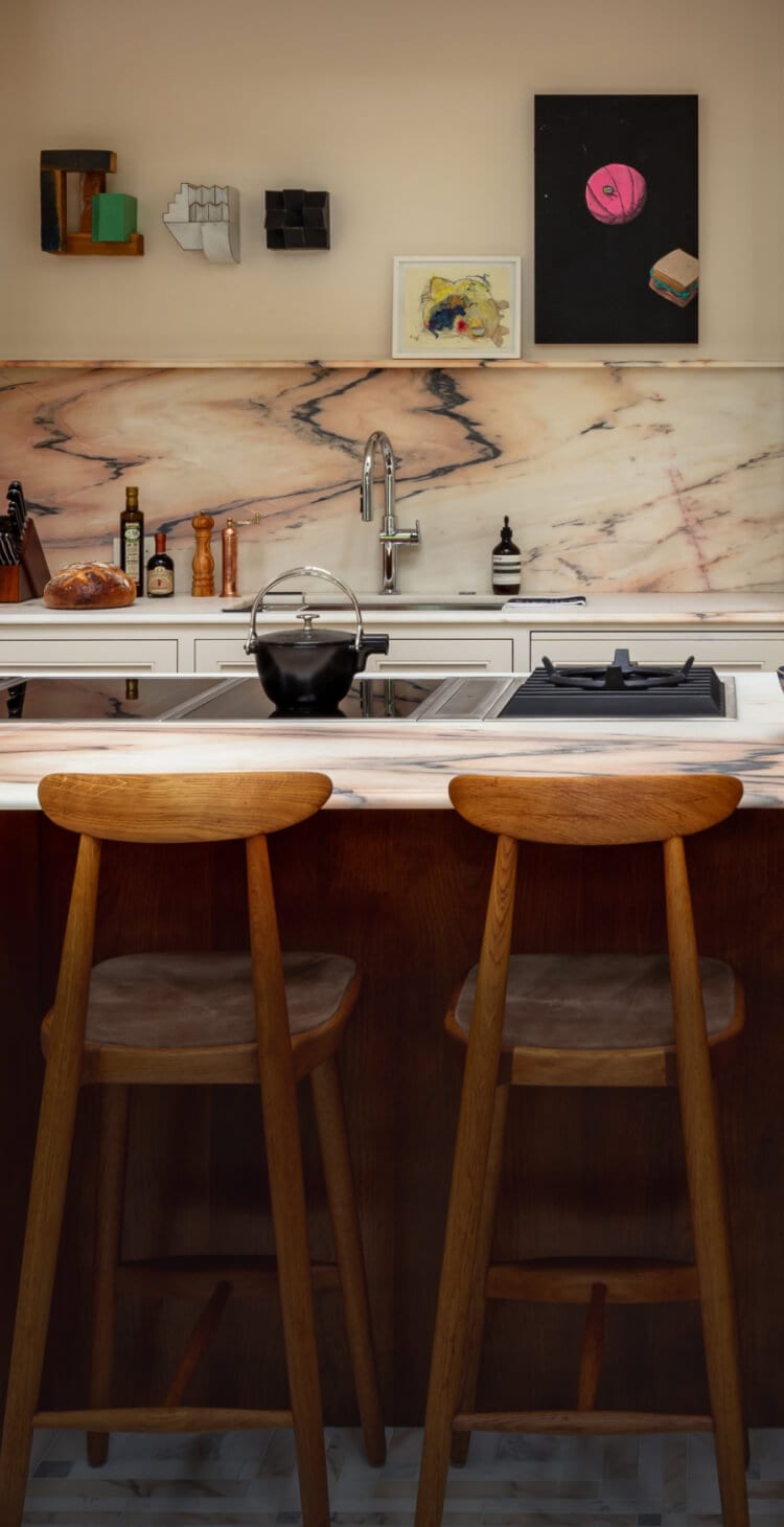 JennAir® Cooktops in a luxury kitchen.