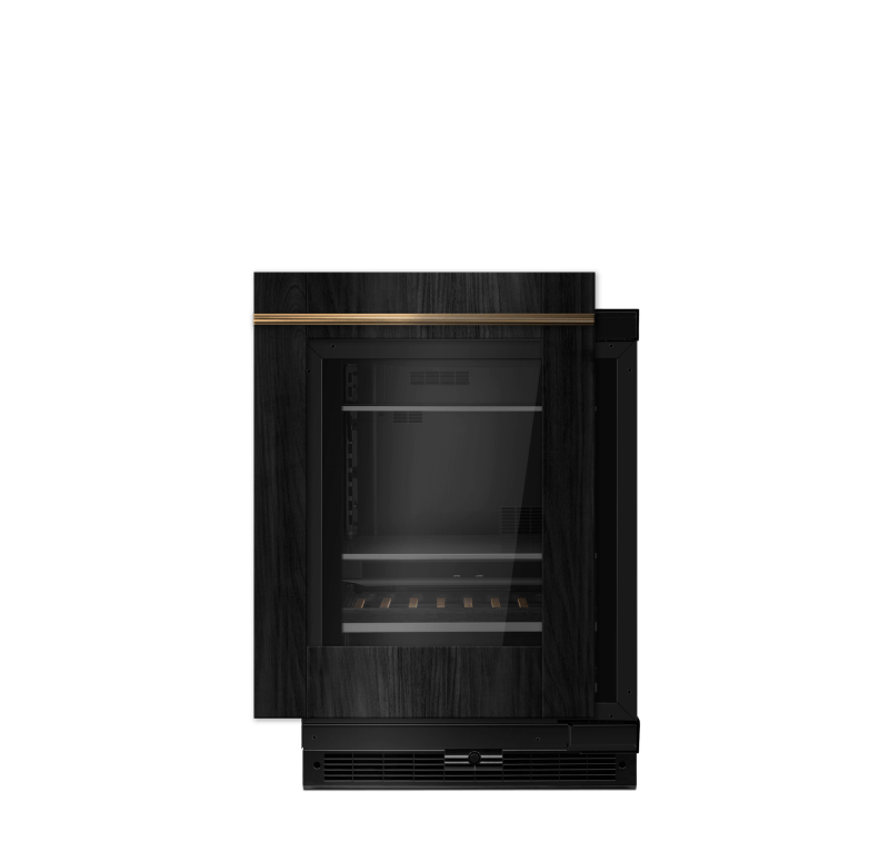 A 24" Panel-Ready Beverage Center.