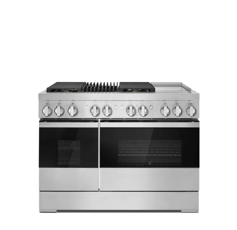 A JennAir® NOIR™ Professional-Style Range.