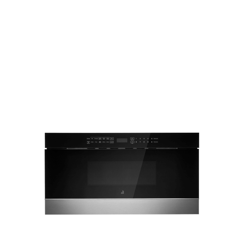 A 30" NOIR™ Microwave Drawer.