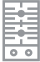 An icon of a gas custom cooktop module.