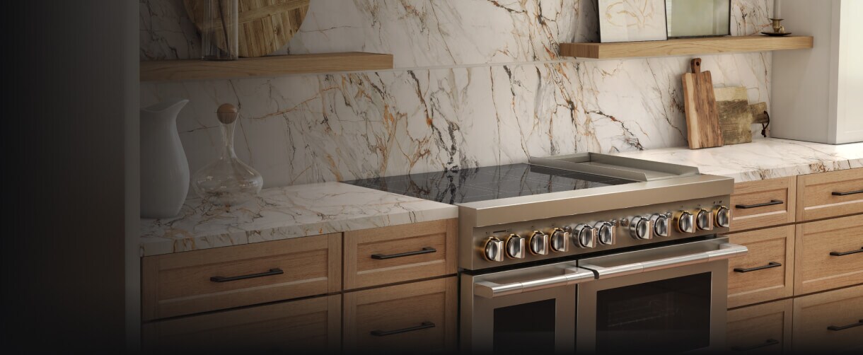 A JennAir® Pro Induction Range.