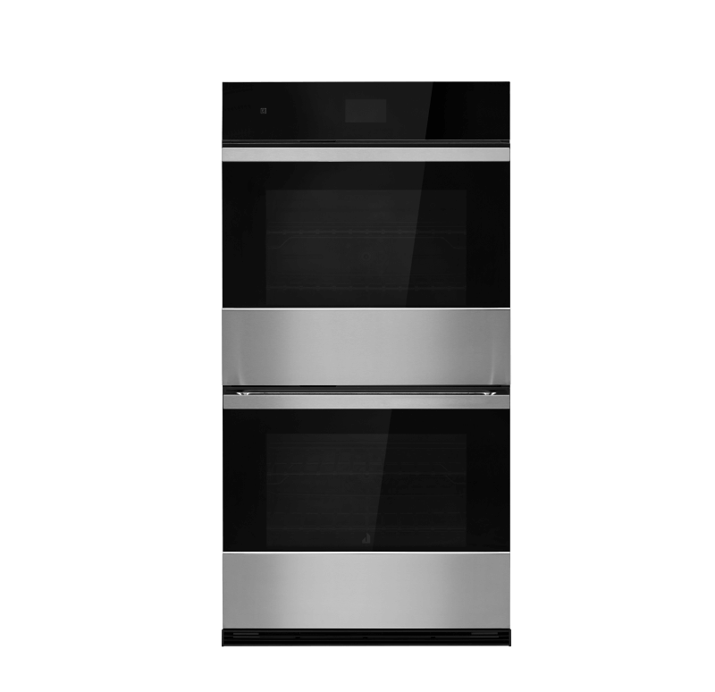 A 27" NOIR™ Double Wall Oven.