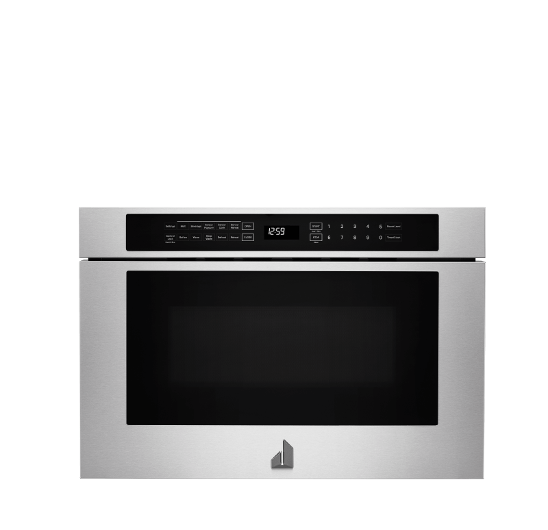 A 24" NOIR™ Undercounter Microwave Oven With Drawer Design.