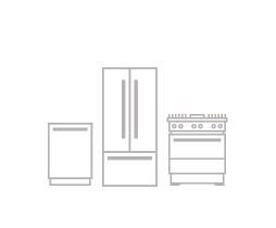A series of icons of different appliances.