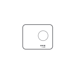 An icon of a 3 zone induction cooktop.