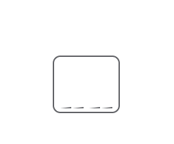 An icon of a 4 zone induction cooktop. An icon of a 4 zone induction cooktop.