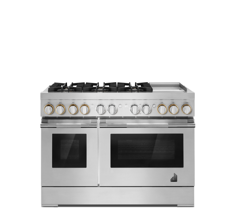 A JennAir® RISE™ Gas Range.