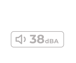38 dBA icon.