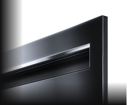 A JennAir® Lustre Pocket Handle Dishwasher.