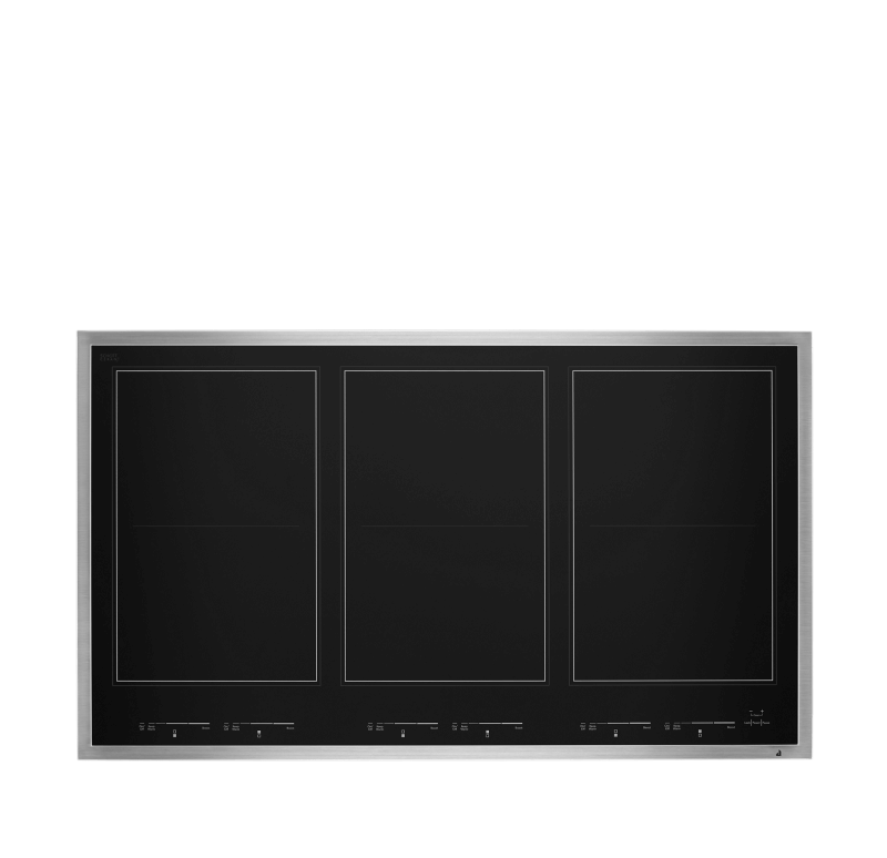 A 36" Lustre Induction Flex Cooktop.