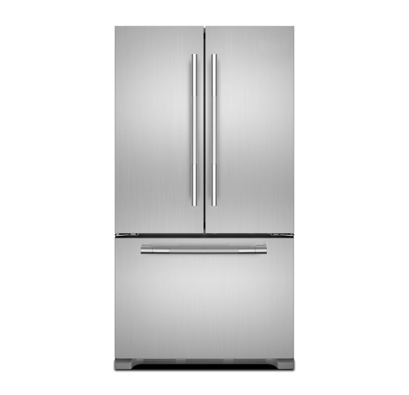 A RISE™ 36" Freestanding Refrigerator.