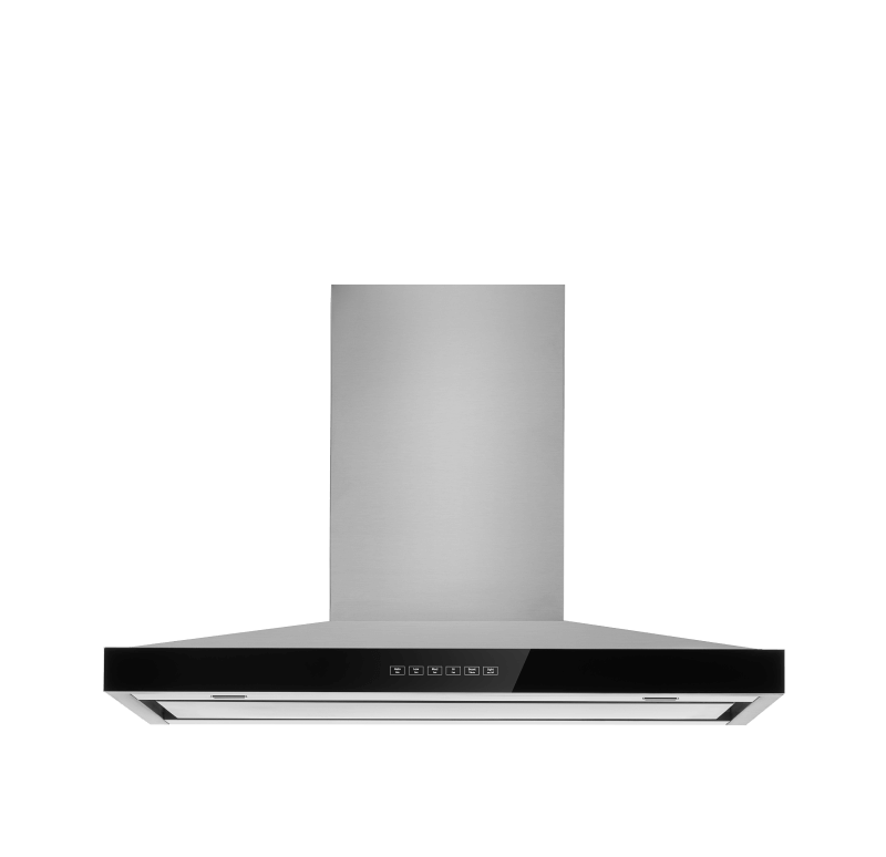 A 36" Lustre Pyramid-Style Canopy Wall Hood.