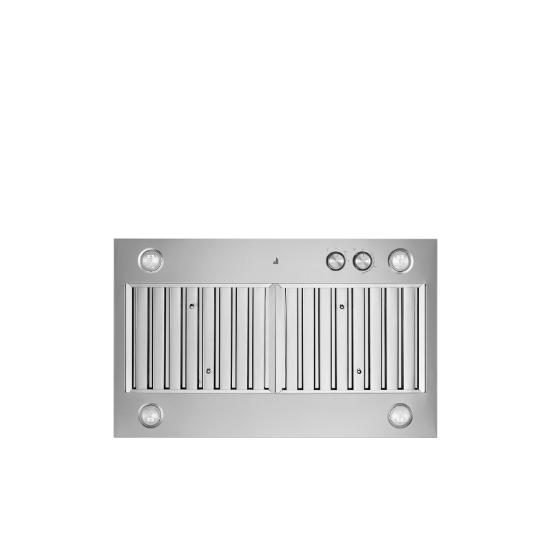 A 36" Stainless Steel Custom Hood Liner.