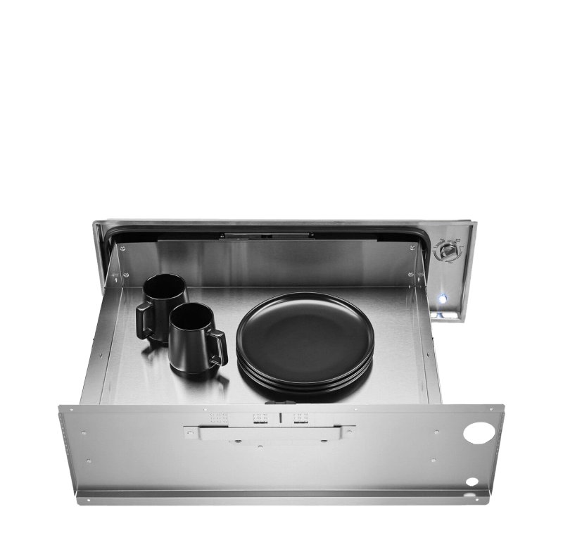 A 30" Warming Drawer.