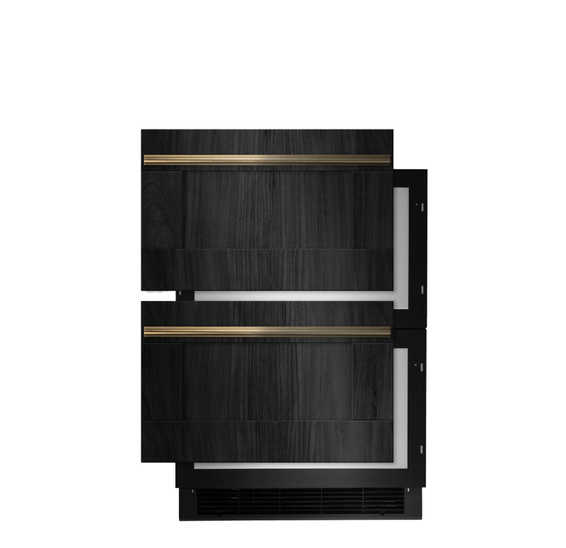 24" Double Refrigerator Drawers.