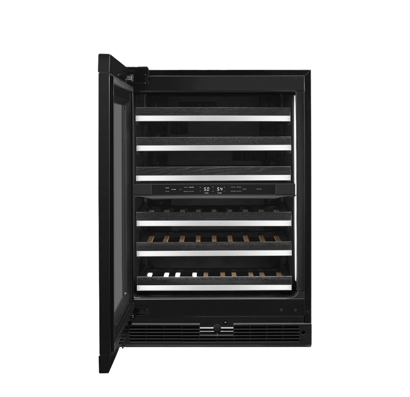 A 24" Wine Cellar, Left Swing.