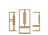 A set of three built-in refrigeration icons.