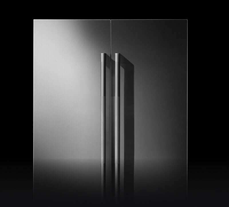 The exterior of a JennAir® refrigerator.