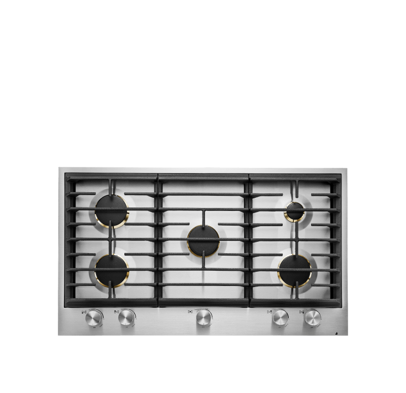 A 36-inch gas cooktop.