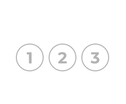 An icon of the numbers 1, 2 and 3 in circles.