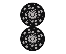 An icon of two convection fans.