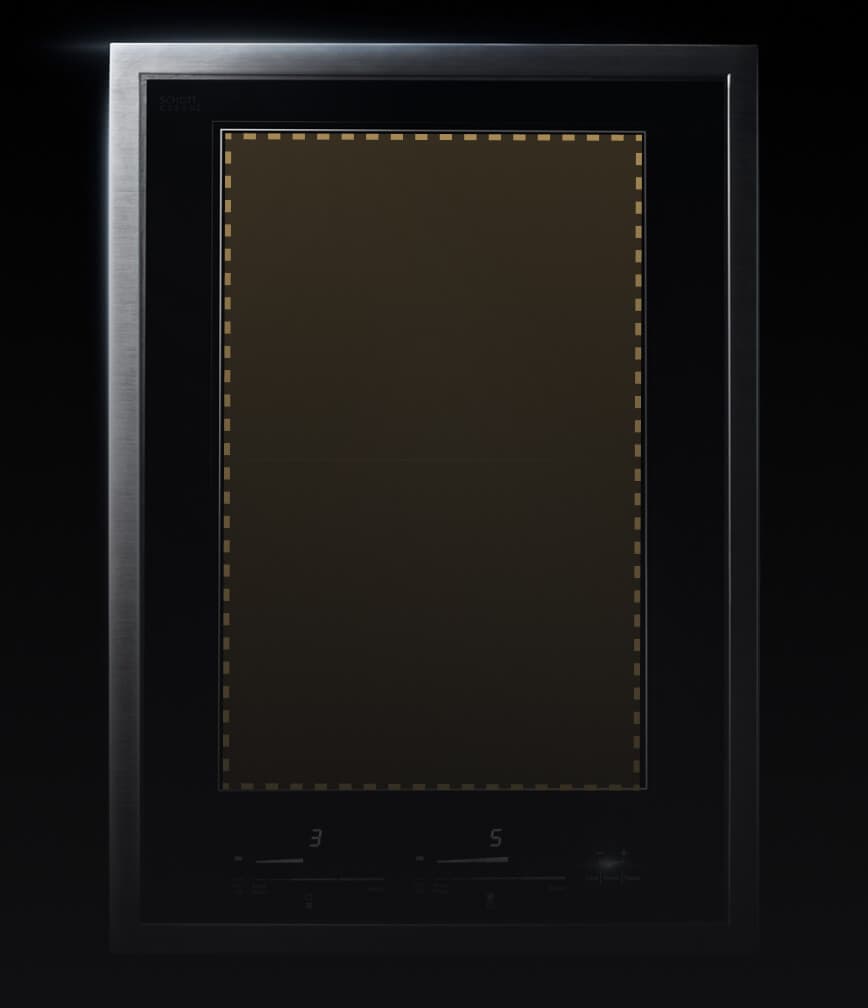 The Induction Flex Cooktop with a graphic showing the flex zone.