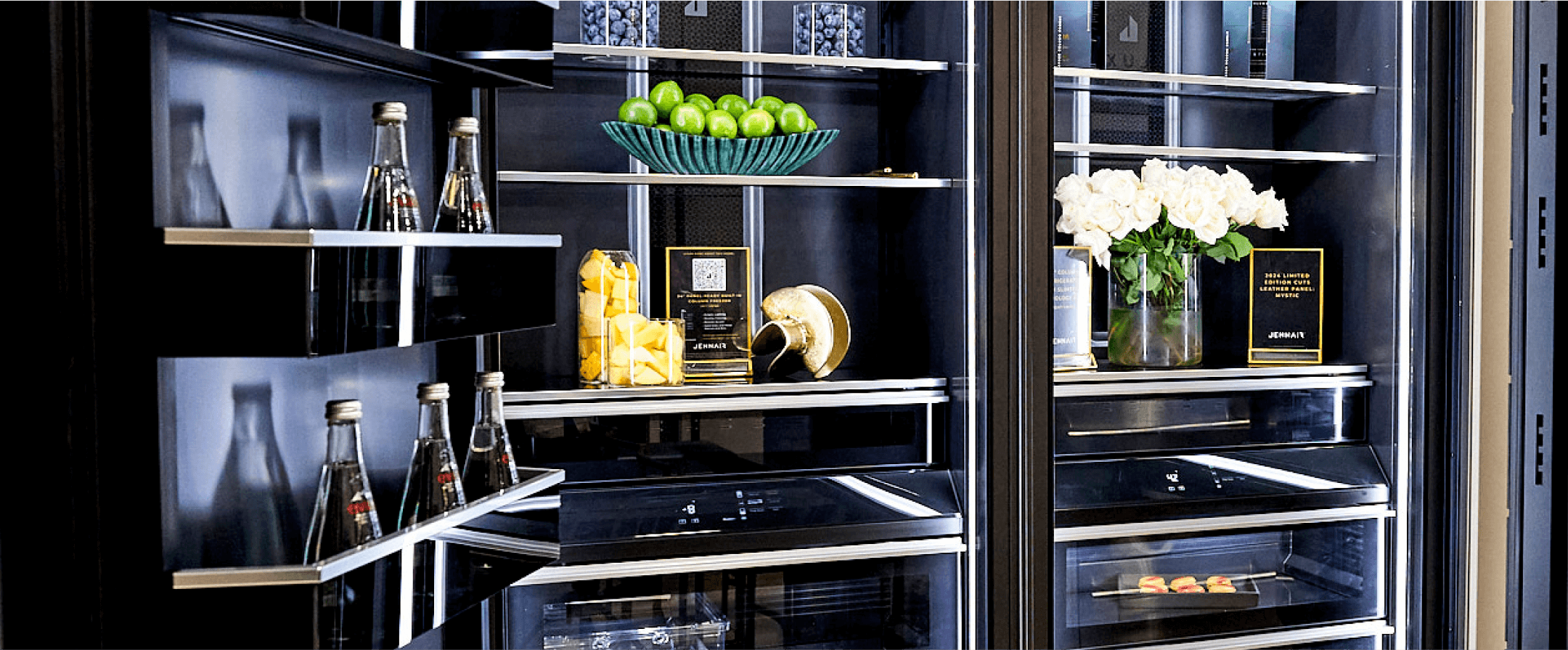 The interior of a pair of JennAir® Columns.