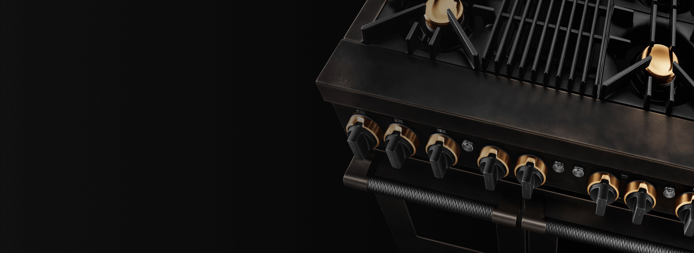 The Smoke & Brass range by JennAir.