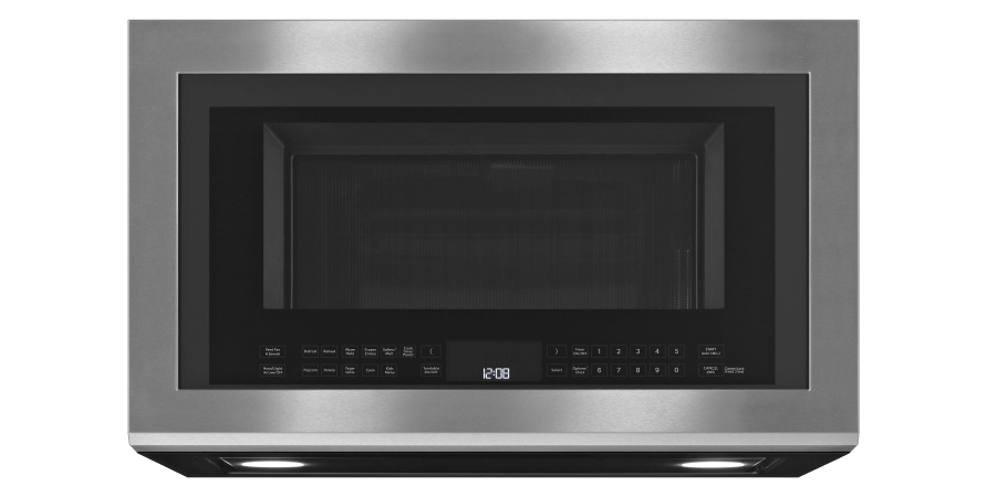 A JennAir® Over-The-Range Microwave.