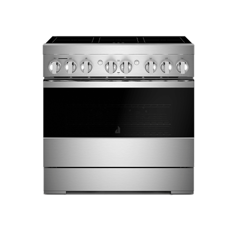 A 36" NOIR™ Induction Professional-Style Range
