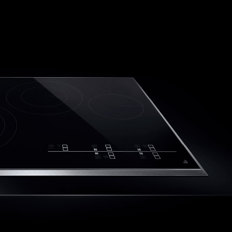 A JennAir cooktop.