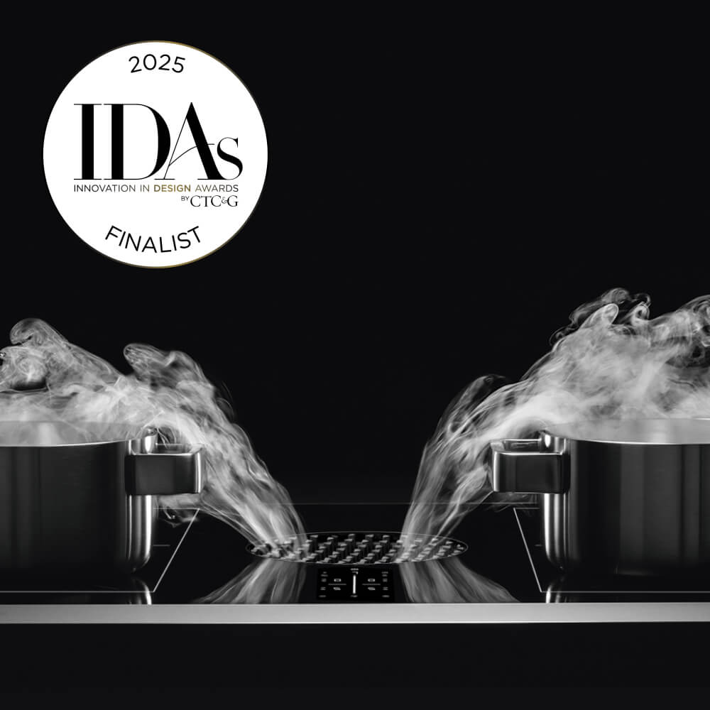 The NextGen Induction Downdraft Cooktop.