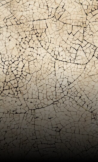 A close up of the texture of Eggshell Crackle Taupe