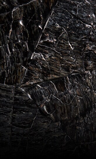 A close up of the texture of Dark Pen Black