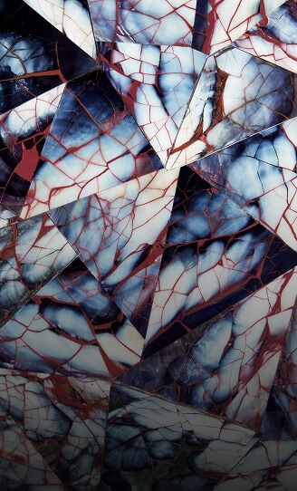 A close up of the texture of Mussel Shell Burgundy