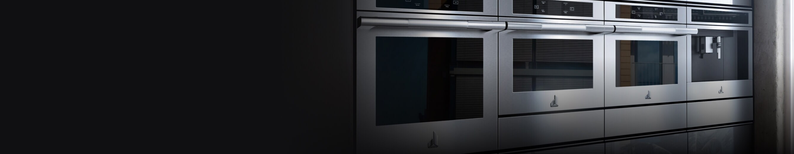 The Urban Living small appliances installed next to eachother, showing the entire line.