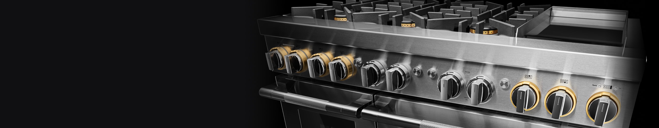 A JennAir® 48-Inch Dual Fuel Range