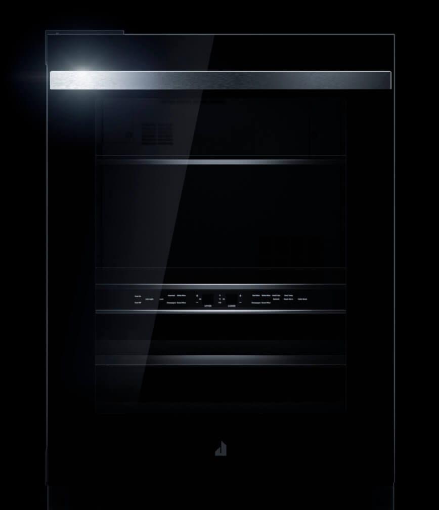 The front of a NOIR™ Design beverage center.