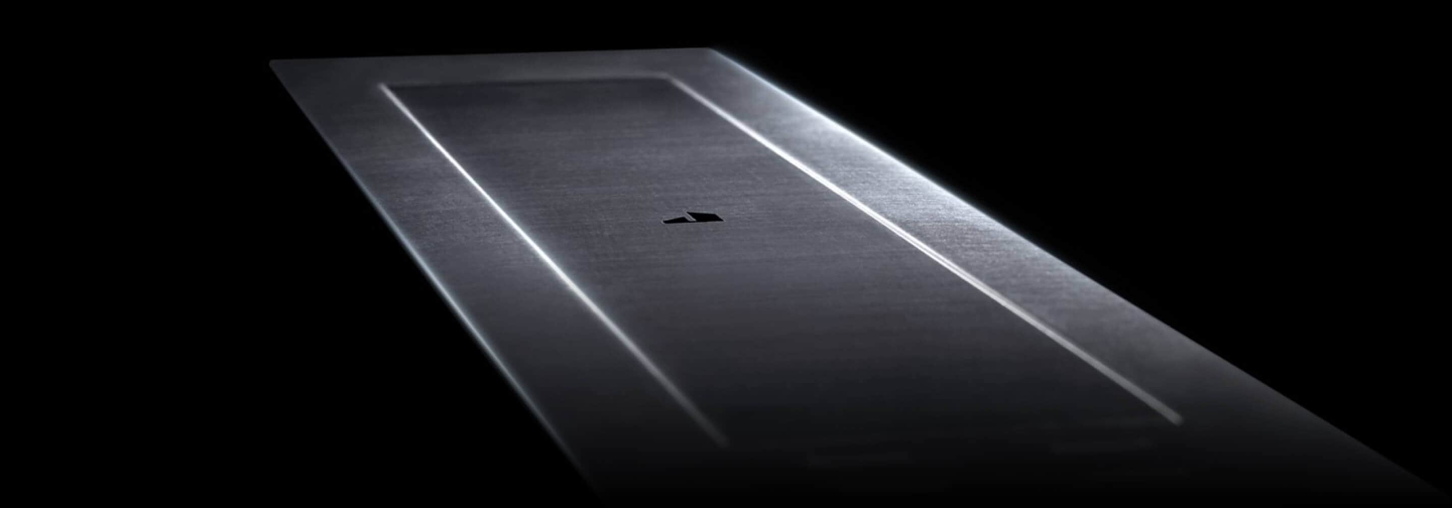 The 4-inch modular downdraft ventilation strip.